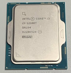 【動作品】中古 CPU Core i3-12100T LGA1700 付属品無し