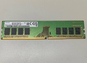 【中古】Samsung 8GB 1枚 DDR4-3200 M378A1K43EB2-CWE デスクトップPC用メモリ（non-ECC Unbuffered、1Rx8、PC4-25600）