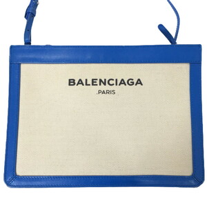 BALENCIAGA Balenciaga темно-синий небольшая сумочка сумка на плечо парусина 339937 4280 D 528147