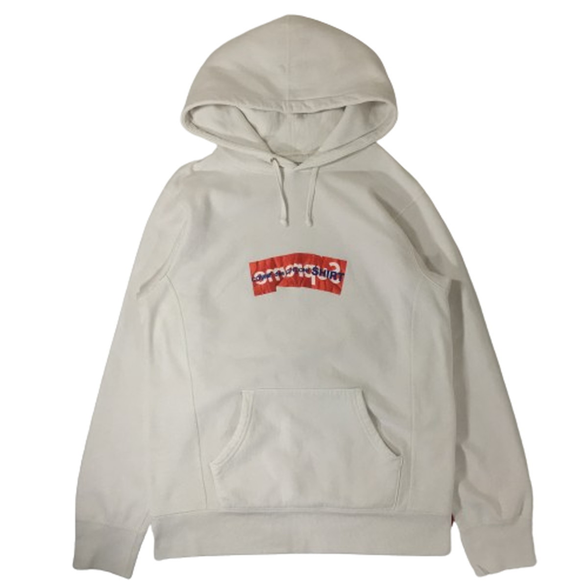 Supreme シュプリーム パーカー 白系 L 3303325F0218 Yahoo!オークション -「supreme 白パーカー」の落札相場・落札価格