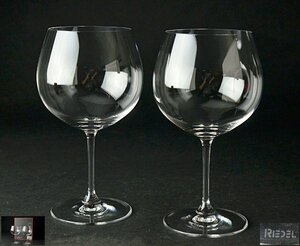 【YB】RIEDEL リーデル ヴィノム 6416/97 Okudo Set of 2 クリスタル ワイングラス 600ml 2客・専用箱付属23Y1014-4