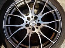 即決！ベンツ　Eクラス　RAYS　HOMURA　2×7　8.5Jx19+45 112-5H　スタッドレタイヤ　 Continental VIKING CONTACT7 245/40R19_画像5