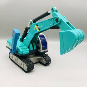 TOYCO トイコー KOBELCO コベルコ建機 ユンボ ACERA Jr. 油圧ショベル ショベルカー ミニカー 働く車 おもちゃ 緑 グリーン 絶版 希少 レア