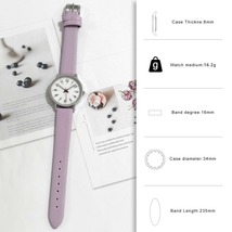 腕時計 レディース クォーツ 1 レディースレザーストラップクォーツ時計、女性へのフェスティバルギフト_画像4