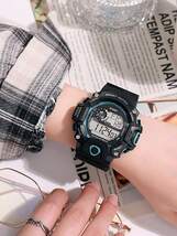 腕時計 メンズ デジタル 男性 ルミナス 電子ウォッチ_画像4