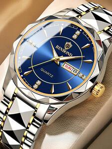 腕時計 レディース クォーツ 1個 ビジネススタイル メンズ 防水 カレンダー・クォーツ腕時計