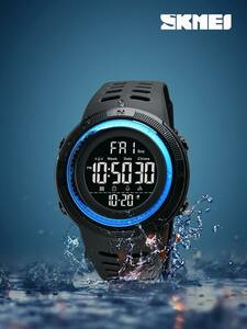 腕時計 メンズ デジタル 男性 耐水 デジタルディスプレイ 電子ウォッチ
