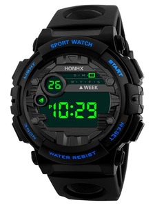 腕時計 メンズ デジタル 1個 ルミナス 多機能 電子ウォッチ