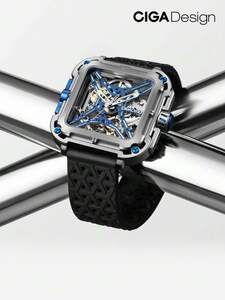 腕時計 メンズ 機械式 デザイン インスピレーション 耐衝撃性 デザイン サファイアクリスタル アナログ スケルトン メカニカルウ