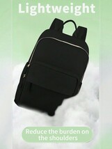 レディース バッグ バックパック 女性用ラップトップバックパック、14/15インチのラップトップに適合、ファッション防水軽量ブック_画像7