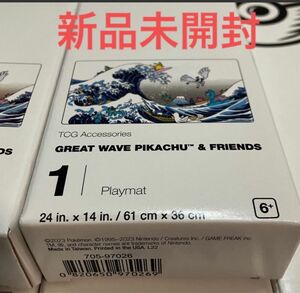 プレイマット　WCS2023 横浜 ポケモン 会場　限定　スリーブ　海外　浮世絵　北斎