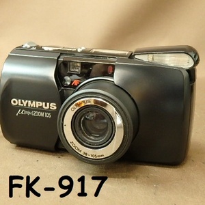 FK-917◆OLYMPUS　[mju:]ZOOM105　簡易動作OK　コンパクトフィルムカメラ　20231220