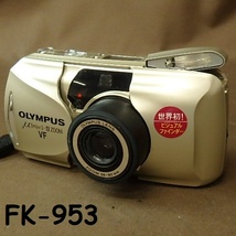 FK-953◆OLYMPUS　μ[mju:] Ⅱ　ZOOM　VF 簡易動作OK　20231227_画像1