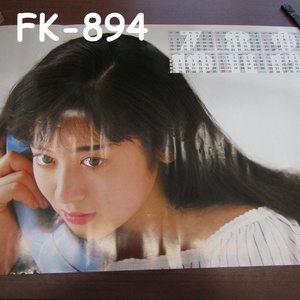 FK-894　コレクター放出品　当時物　ポスター　斉藤由貴　サイズ　B2 20231225