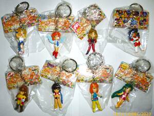  "Super-Robot Great War" heroine fgyua key holder all 8 kind full comp ( van Puresuto ) not for sale * new goods unused goods 1999 year sale 