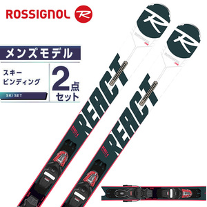 ロシニョール ROSSIGNOL スキー板 オールラウンド 2点セット メンズ REACT 4 SPORT CA + XPRESS11GW スキー板 + ビンディング