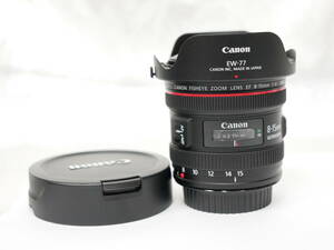 #7711 CANON EF 8-15mm F4L USM FISHEYE キャノン フィッシュアイ 魚眼レンズ