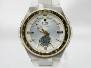 #7724 G-shock Baby-G MSG-W225 25周年記念モデル レディース ホワイト　腕時計　ベビーG