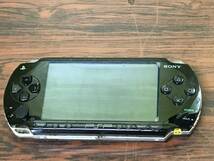 SONY PSP1000 Handheld Black console tested ソニー プレイステーションポータブル ピアノ・ブラック 本体 動作確認済 C797_画像1