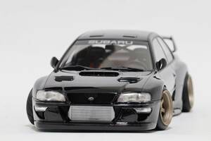 1/24 Tamiya GC8 Impreza черный TE37V MARK-II конечный продукт 