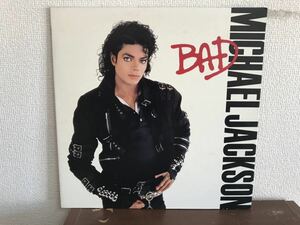 マイケル・ジャクソン MICHAEL JACKSON BAD バッド LP レコード　国内盤　JAPAN PRESS