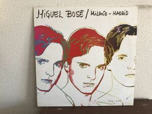 MIGUEL BOSE MILANO-MADRID イタリア盤 LP レコード　artwork ANDY WARHOL アンディ・ウォーホル 　