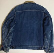 Lee 191-LB LONG デニム ジャケット 44 70年代 vintage denim DENIM WORK JACKET リー ワーク TALON ヴィンテージ used ライナー USA_画像4