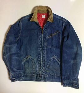 Lee 191-LB LONG Denim jacket 44 70 period vintage denim DENIM WORK JACKET Lee Work TALON Vintage used liner USA