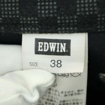 EDWIN エドウィン E53WF WILD FIRE★ 防風 裏起毛 ストレッチ パンツ Sz.38 メンズ グレー 大きいサイズ 特大 日本製 バイク　A3B05420_B#Q_画像9