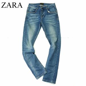 ZARA JEANS ザラ マン USED加工★ スキニー デニム パンツ ジーンズ Sz.32　メンズ　A3B05443_B#R