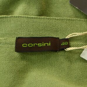 【新品 未使用】 corsini コルシーニ 通年 コットン ニット カーディガン Sz.M メンズ 日本製 A3T14223_B#Oの画像5