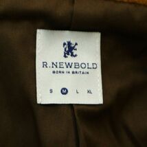 R.NEWBOLD ポールスミス 秋冬 メルトン ウール★ シングル コート Sz.M　メンズ　A3T14123_B#N_画像6