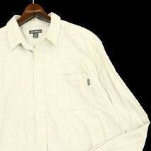 Eddie Bauer エディーバウアー 秋冬 長袖 ウール ブレンド★ シャンブレー シャツ Sz.XL　メンズ アウトドア 大きいサイズ　A3T14297_B#B_画像2