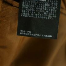 UNIQLO ユニクロ 秋冬 ウール カシミヤ★ チェスター コート Sz.M　メンズ キャメル　A3T14603_C#N_画像8