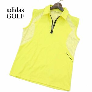 美品★ adidas GOLF アディダス ゴルフ 通年 ストレッチ ハーフジップ ベスト Sz.M　メンズ　A3T14883_C#O