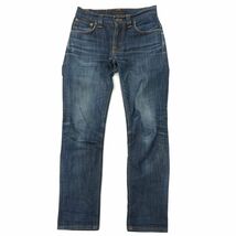 Nudie Jeans ヌーディージーンズ 【THIN FINN】 USED加工 ストレッチ デニム パンツ ジーンズ Sz.28　メンズ　A3B05665_C#R_画像2