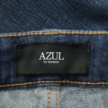 AZUL by MOUSSY アズール マウジー USED加工★ ハイストレッチ スキニー デニム パンツ ジーンズ Sz.M　メンズ　A3B05763_C#R_画像8