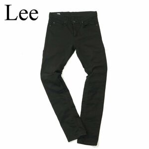 Lee RIDERS リー ライダース LM0815 ストレッチ★ スキニー ブラック デニム パンツ ジーンズ Sz.S　メンズ 黒 日本製　A3B05780_C#R