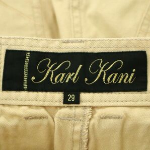 Karl Kani カールカナイ ロゴ刺繍★ シンチバック デニム パンツ ジーンズ Sz.29 メンズ A3B05659_C#Rの画像9