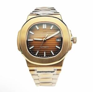 【日本未発売 アメリカ価格40,000円】ノーチラスオマージュ 自動巻き機械式 メンズ腕時計 パテックオマージュ 高級腕時計
