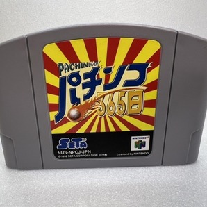 【レトゲ多数出品中】パチンコ365日 箱説付き 中古 動作確認済み 送料185円～ NINTENDO64の画像3