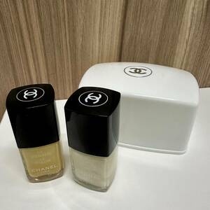 CHANEL シャネル ネイル ネイルエナメル ヴェルニ 05/24 2本セット 石鹸ケースおまけ 中古品 現状品 B3025-1