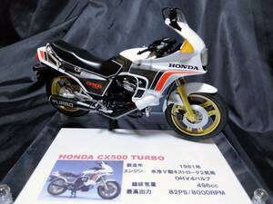 タミヤ1/12「ホンダCX500ターボ」塗装済み完成品　送料離島含む全国一律￥600