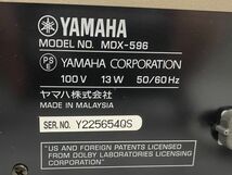 L027-I58-718 YAMAHA ヤマハ MD デッキ MDX-596 通電確認済み_画像4