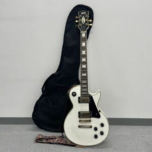 N110-I58-740 エレキギター Blitz ブリッツ 右利き用 6弦ギター ホワイト ケース付き ストラップ付き レスポール