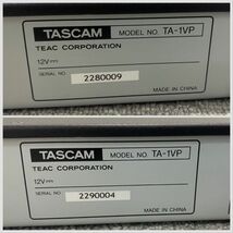 N028-I30-5438 TASCAM タスカム TA-1VP マイクプリアンプ Antares Auto-Tune Evo搭載 通電確認済み_画像5