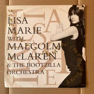 12インチ LISA MARIE WITH MALCOLM MCLAREN & THE BOOTZILLA ORCHESTRA - SOMETHING'S JUMPIN' IN YOUR SHIRT