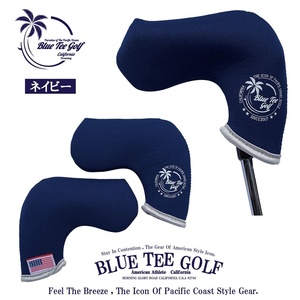 ※1送料無料【ネイビー：カリフォルニアサーフ】ブルーティーゴルフ【ネオプレーン　ブレード型】PHCB-001 パターカバー BLUE TEE GOLF