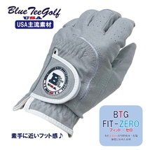 ☆ 送料無料オークション:23グレー【雨の日、汗対策に】BTG FIT-ZERO フット ゼロ素手感覚0.4ｍｍ人口皮革：23cm GVN002ブルーティーゴルフ_画像2