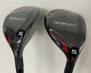 新品 テーラーメイド/Taylor Made STEALTH ステルス レスキュー UT 3番.5番 2本セット スチールS ユーティリティ